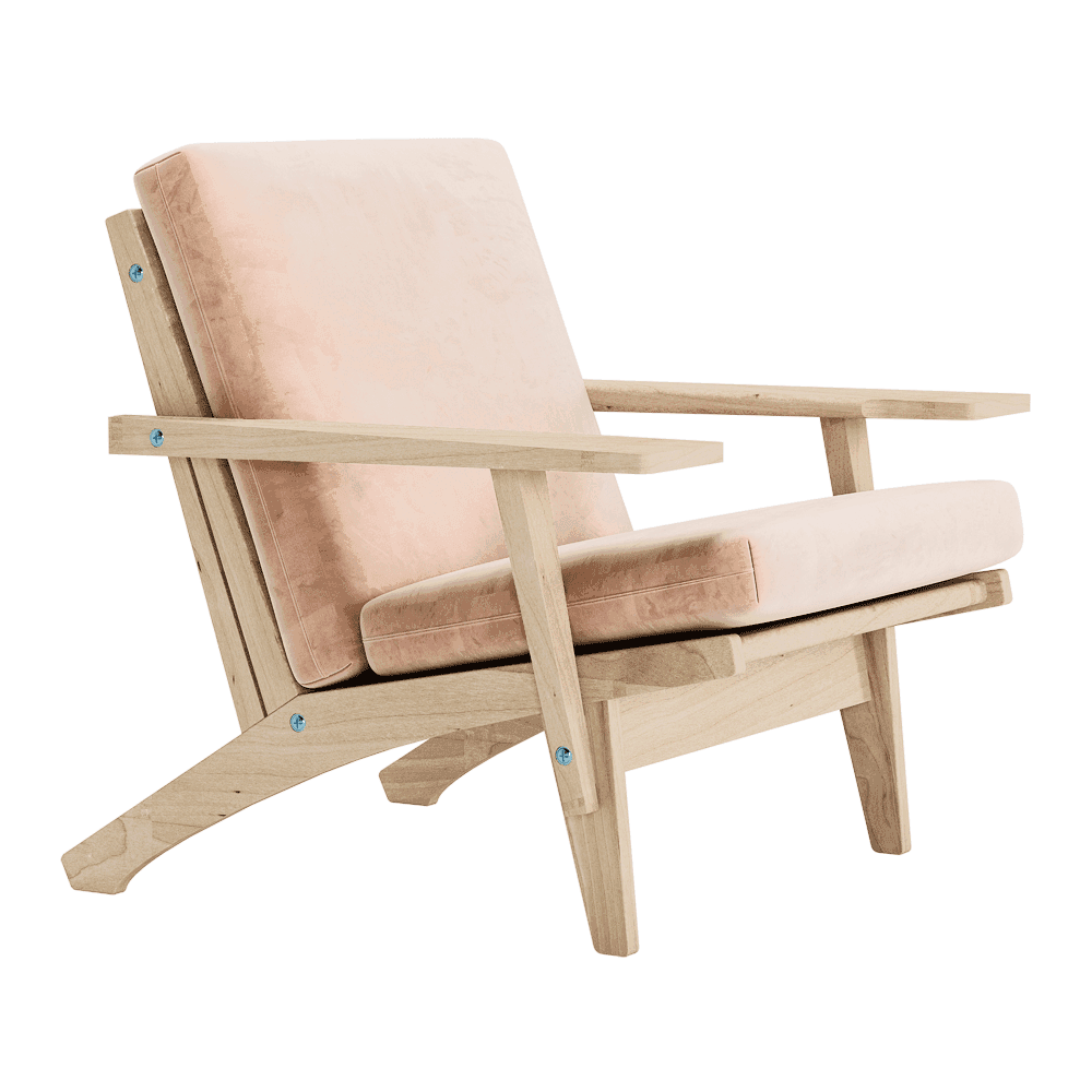 Bild im Vollbild ansehen Kissenset für Wegner GE 370 in Velours