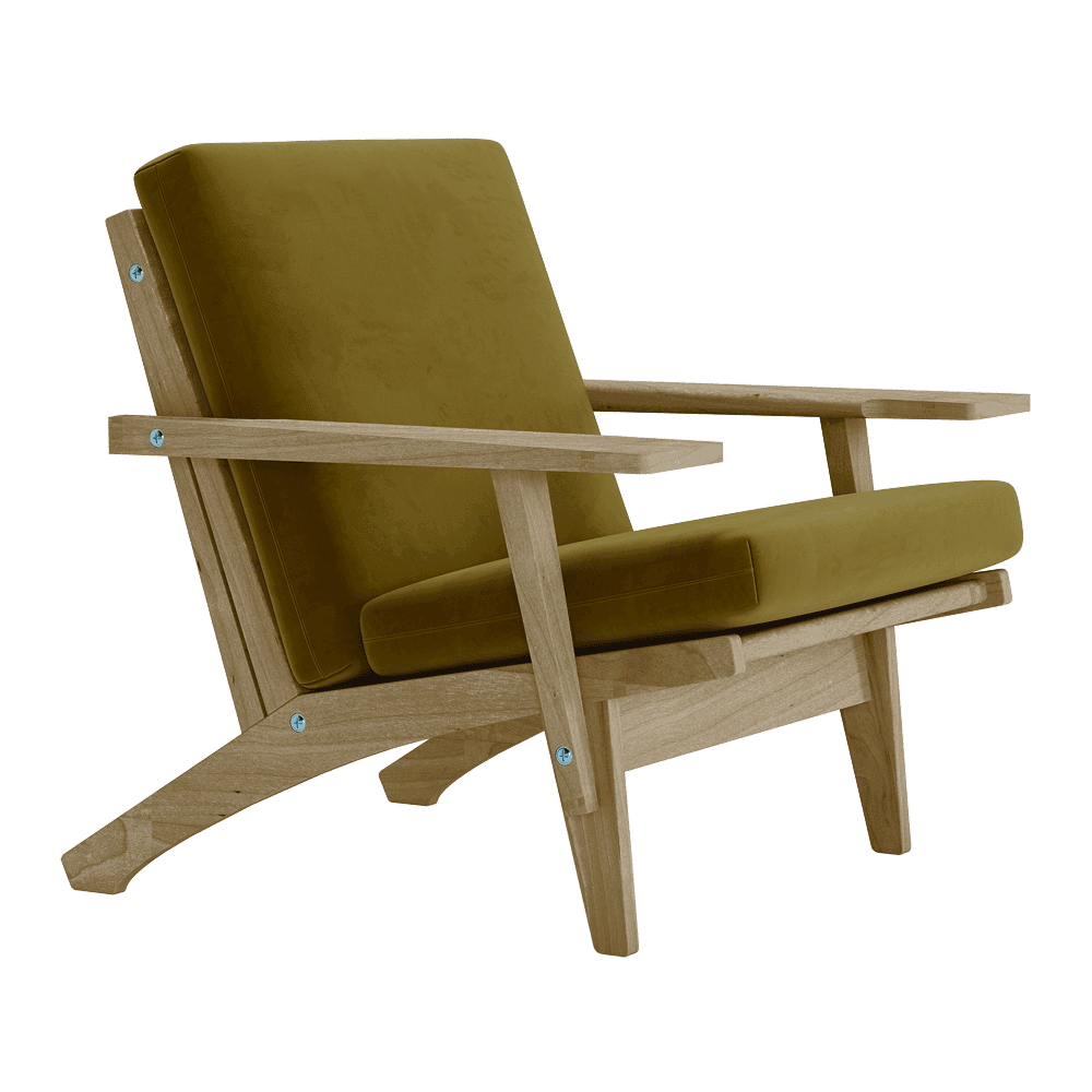 Bild im Vollbild ansehen Kissenset für Wegner GE 370 in Velours