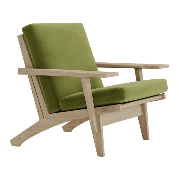 Sitzkissen nach Maß in Velours - Olive - S6020.