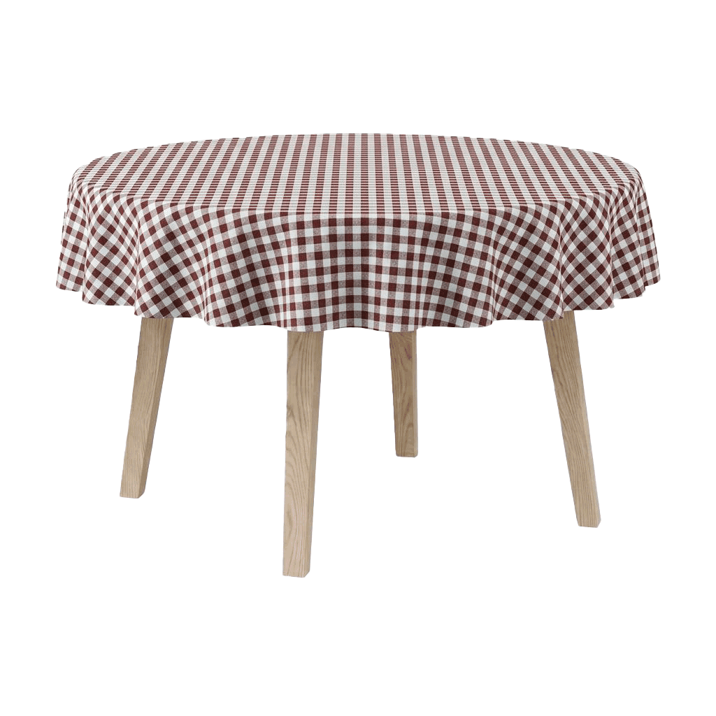 Bild im Vollbild ansehen Runde Tischdecke aus Baumwolle