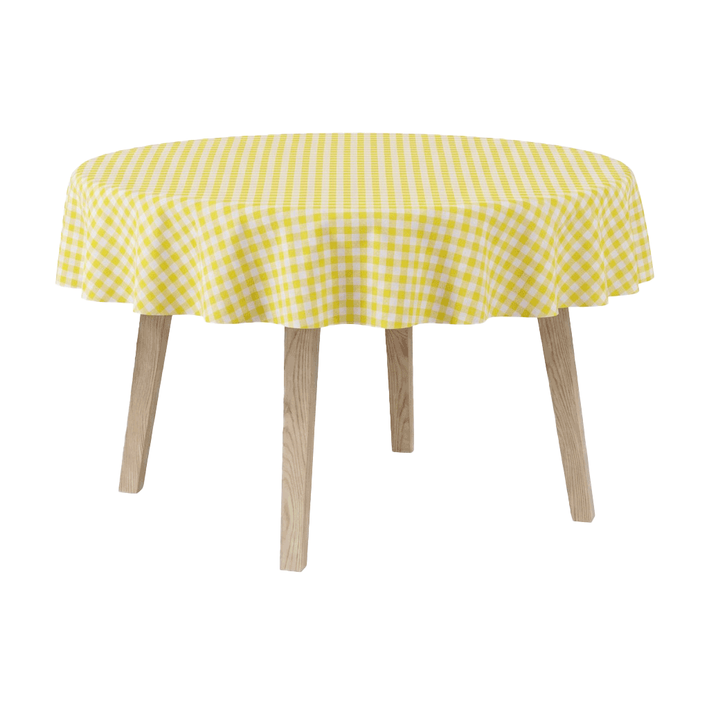 Bild im Vollbild ansehen Runde Tischdecke aus Baumwolle