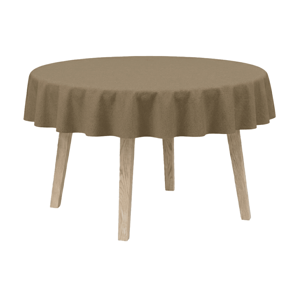 Bild im Vollbild ansehen Runde Tischdecke aus Baumwollmischgewebe
