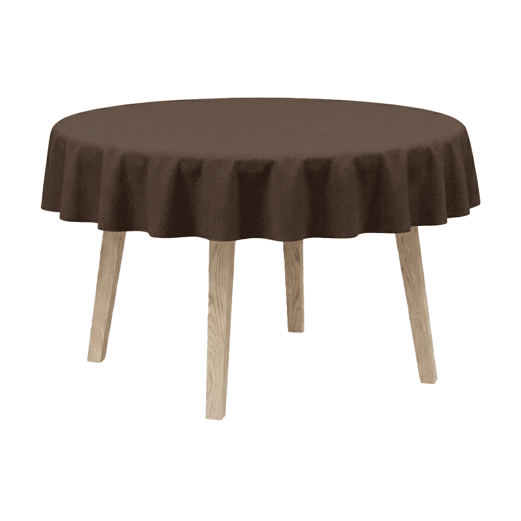 Bild im Vollbild ansehen Runde Tischdecke aus Baumwollmischgewebe