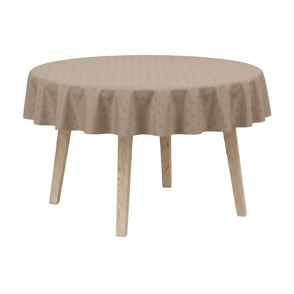 Bild im Vollbild ansehen Runde Tischdecke aus ägyptischem Damast