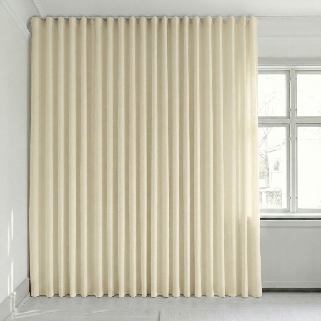 View image full screen Halbtransparenter Vorhang nach Maß – Rina