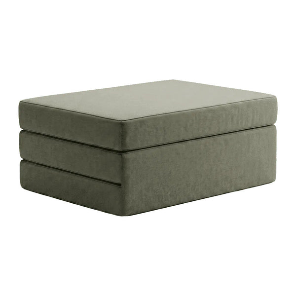 Klappmatratze nach Maß in Velour - Chrom - S6012