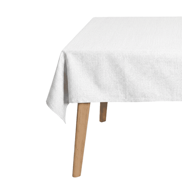 Baumwolltischdecke nach Maß, 220 g - White - D1000
