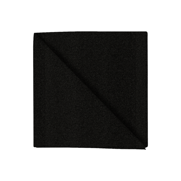 Baumwollserviette, sanforisiert - Black - D1002,
