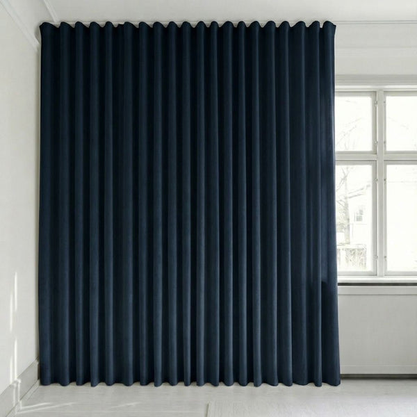 Veloursvorhang nach Maß – Bris - Midnight Blue - C2602