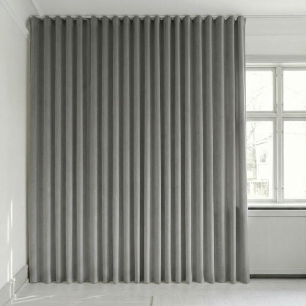 Veloursvorhang nach Maß – Bris - Graphite Gray - C2621