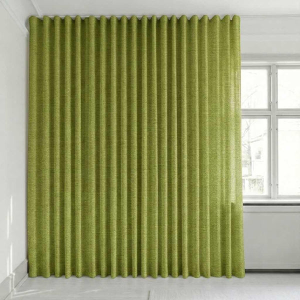 Halbtransparenter Vorhang nach Maß – Disa - Lime Green - C2418