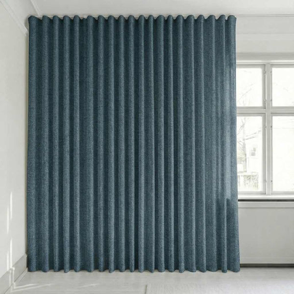 Halbtransparenter Vorhang nach Maß – Disa - Jeans Blue - C2415