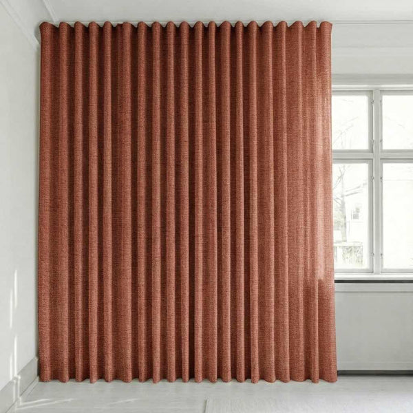 Halbtransparenter Vorhang nach Maß – Disa - Coral Pink - C2428