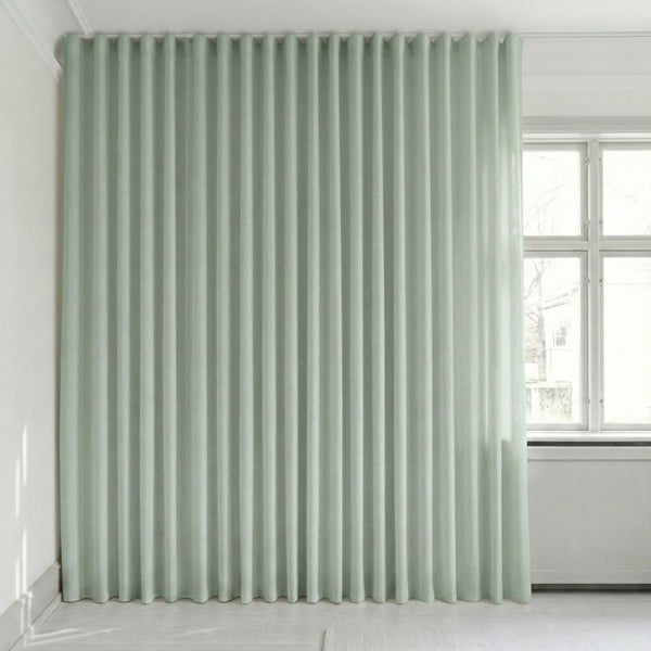 Halbtransparenter Vorhang nach Maß – Rooma - Baby Blue - C1640