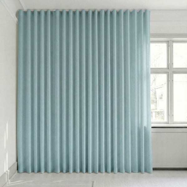 Halbtransparenter Vorhang nach Maß – Rooma - Periwinkle - C1639