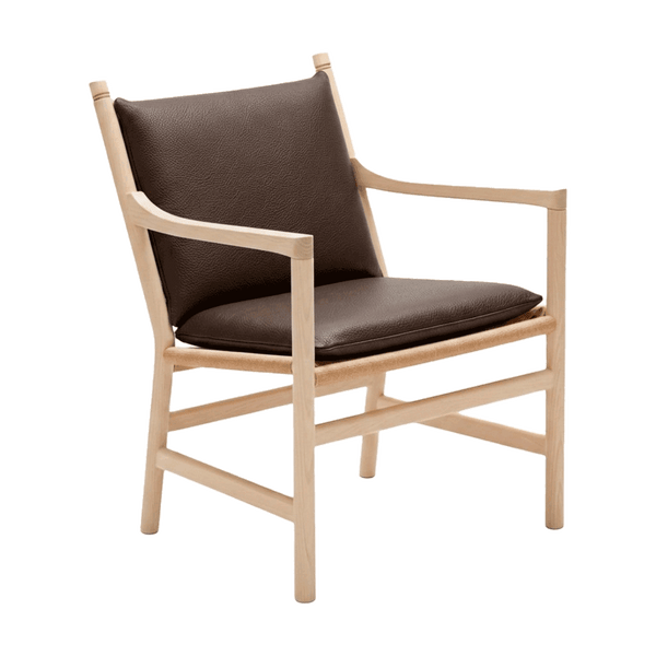 Kissenset für Wegner CH44 aus Leder - Dark brown - S3002