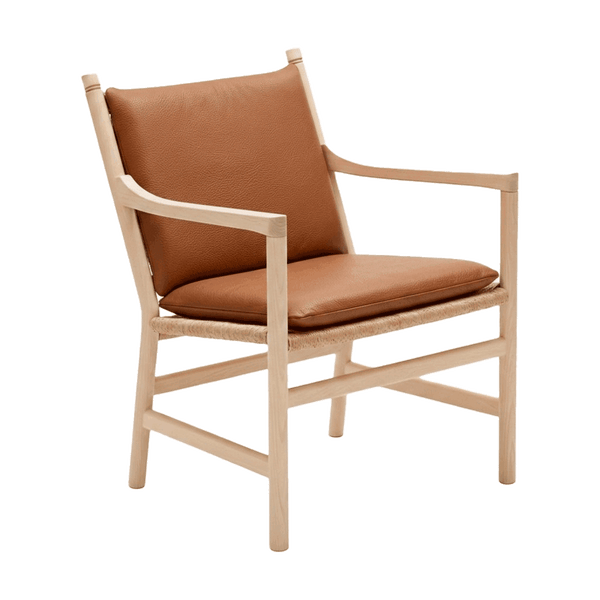 Kissenset für Wegner CH44 aus Leder - Cognac - S3000
