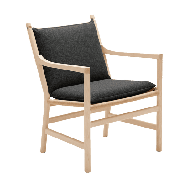 Kissenset für Wegner CH44 aus Wolle - Charcoal - S7013