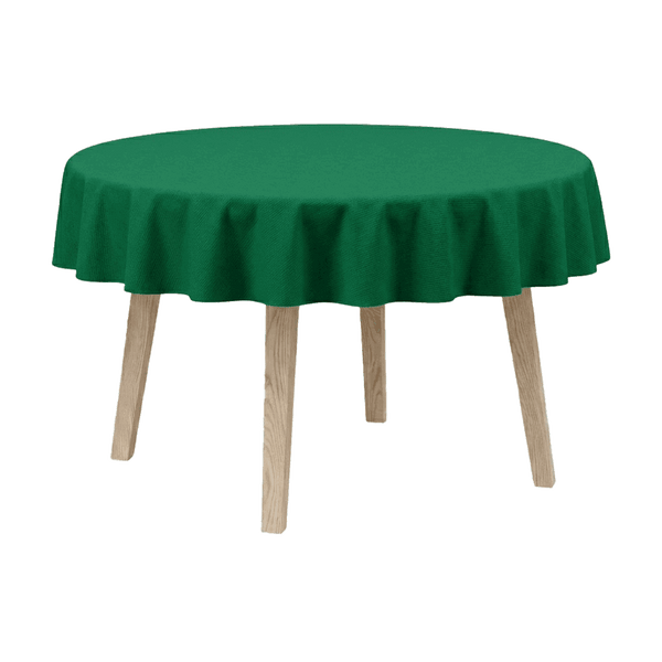 Runde Tischdecke aus Baumwollmischgewebe - Green - D1034´