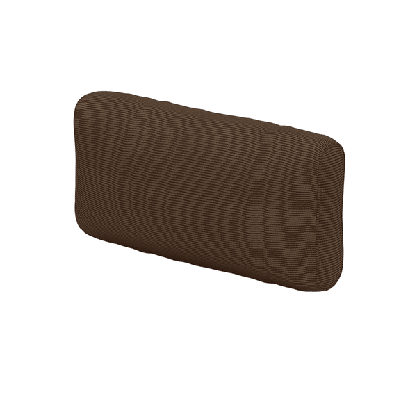 Weiches Rückenkissen nach Maß in Velvet - Walnut - S2513`