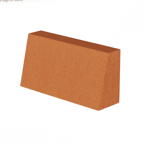 Schräges Rückenkissen nach Maß aus Wolle - Spice - S7015-