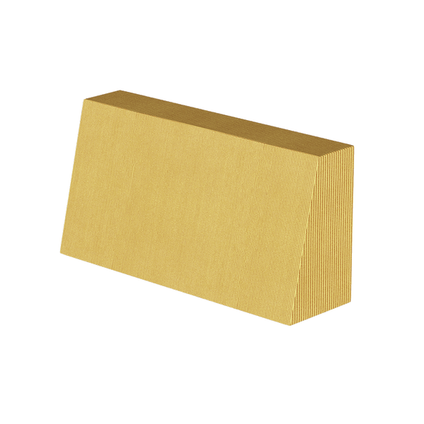 Schräges Rückenkissen nach Maß in Velvet - Honey - S2505: