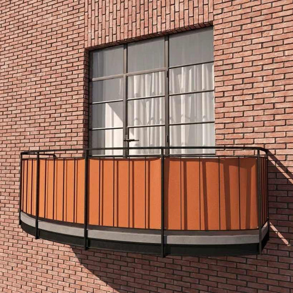 Balkonbespannung aus Sunproof-Olefin - Rust - S5213
