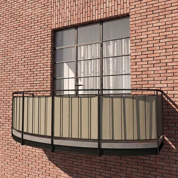 Balkonbespannung aus Sunproof-Olefin - Sand - S5202