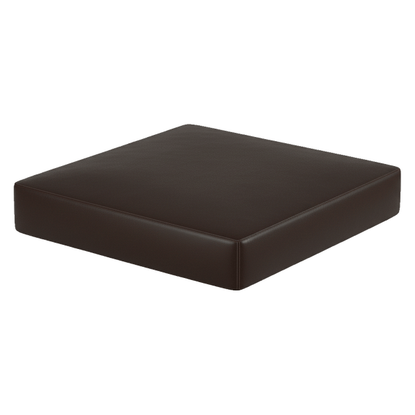 Klappmatratze nach Maß aus Leder - Dark brown - S3002