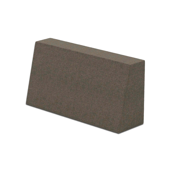 Schräges Rückenkissen nach Maß aus Wolle - Braun - S7003-