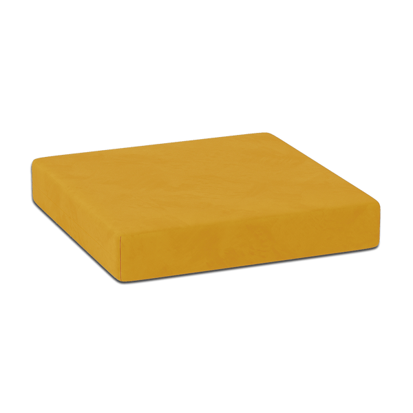 Sitzkissen nach Maß in Velours - Honey - S6022.