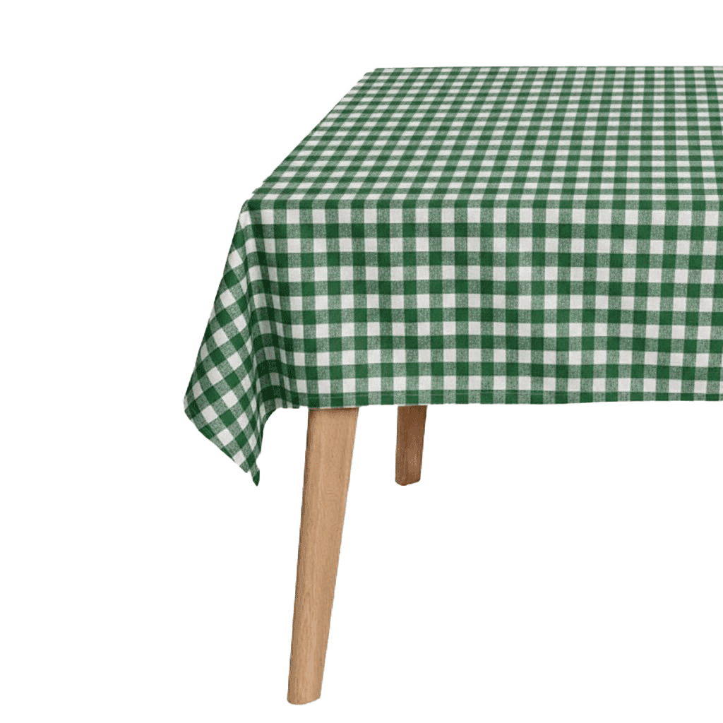 Karierte Tischdecke nach Maß
