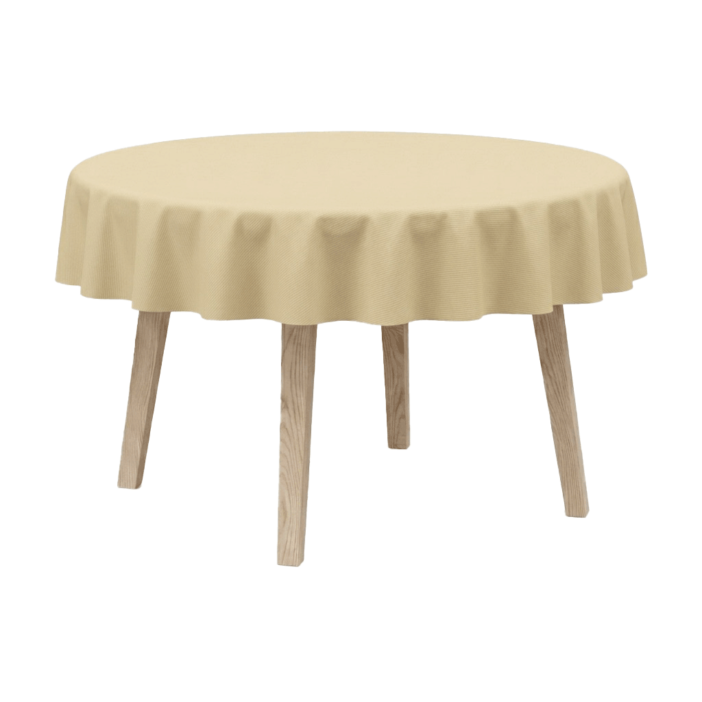 Runde Tischdecke aus Baumwolle