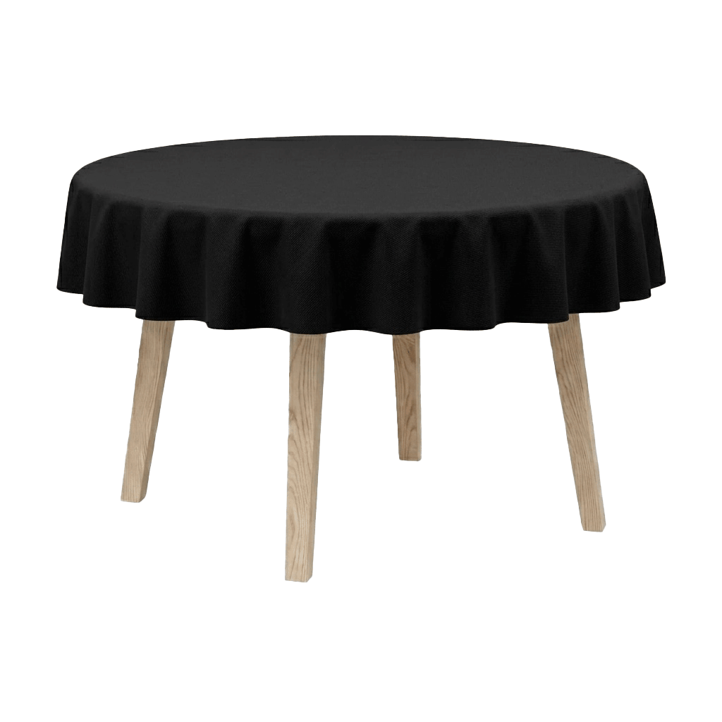 Runde Tischdecke aus Baumwolle
