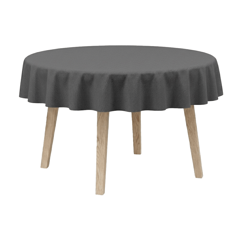 Runde Tischdecke aus Baumwolle