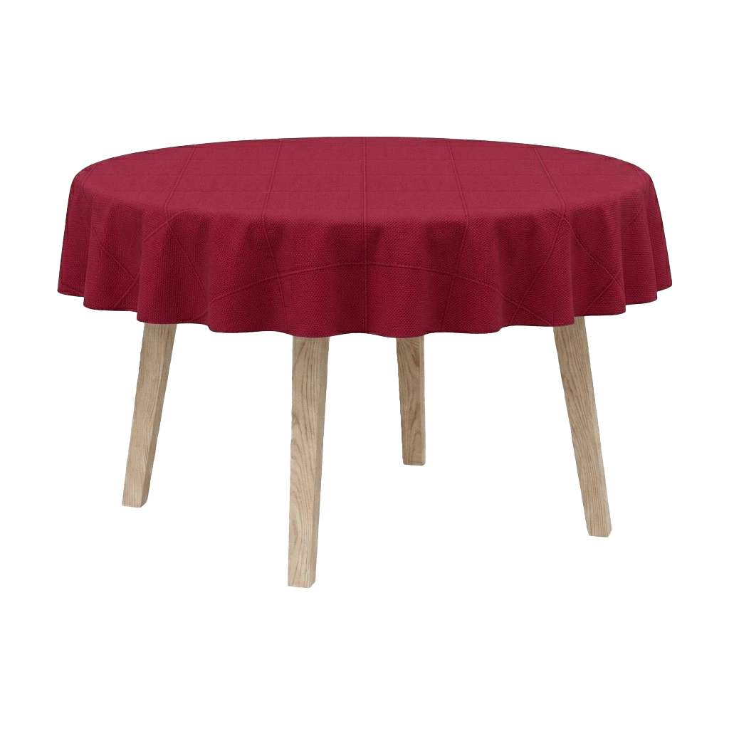 Runde Tischdecke aus Baumwolle