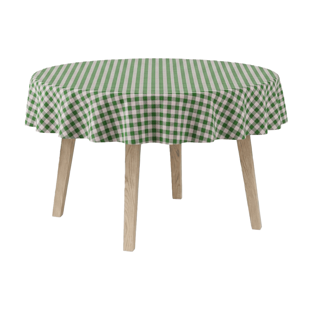 Runde Tischdecke aus Baumwolle