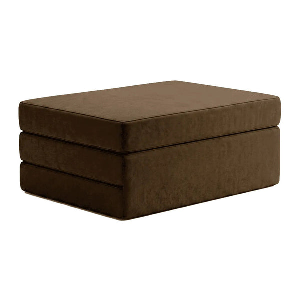 Klappmatratze nach Maß in Velour - Nut - S6009