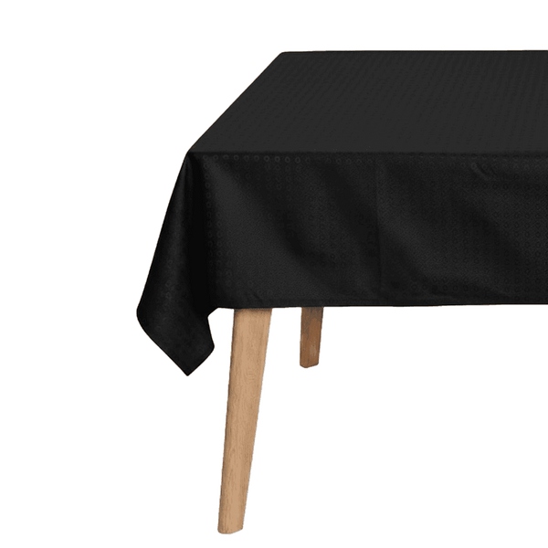 Baumwolltischdecke nach Maß, 220 g - Black - D1002