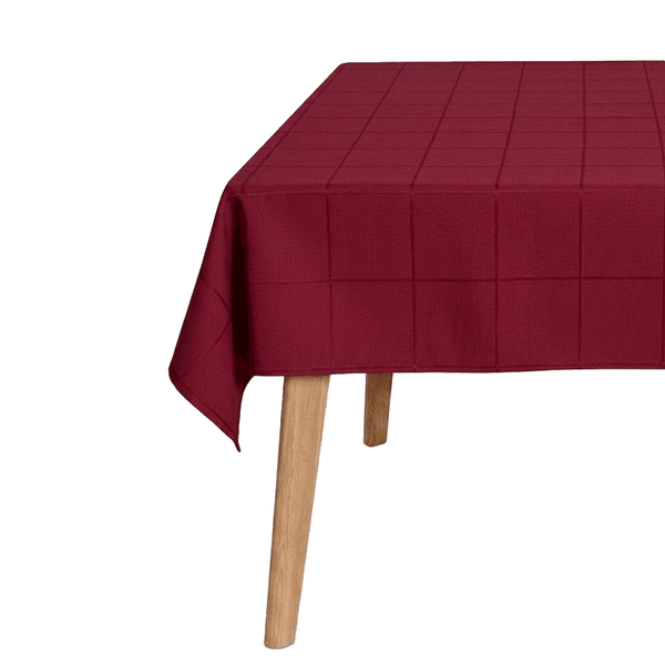 Baumwolltischdecke nach Maß, 200 g - Bordeaux - D1012.