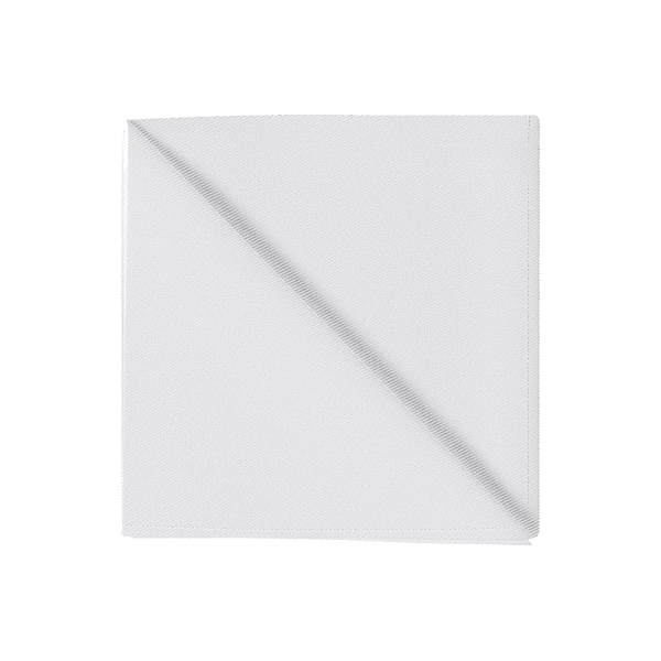 Baumwollserviette, sanforisiert - White - D1000,