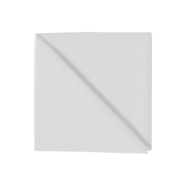 Baumwollserviette in Panamabindung - White - D1010,