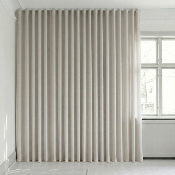Veloursvorhang nach Maß – Bris - Ivory Cream - C2618