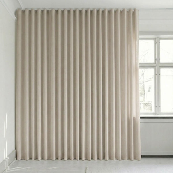 Veloursvorhang nach Maß – Bris - Sand Beige - C2615