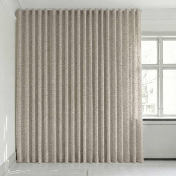 Halbtransparenter Vorhang nach Maß – Disa - Straw Beige - C2402