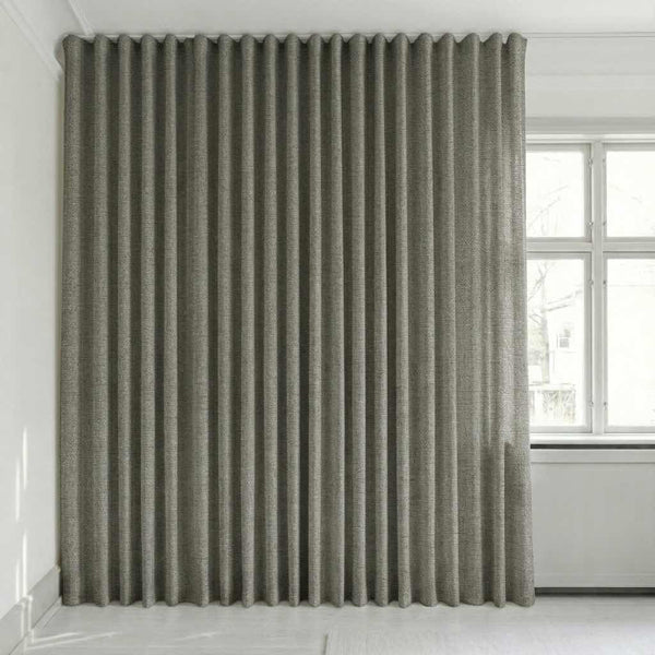 Halbtransparenter Vorhang nach Maß – Disa - Taupe Brown - C2435