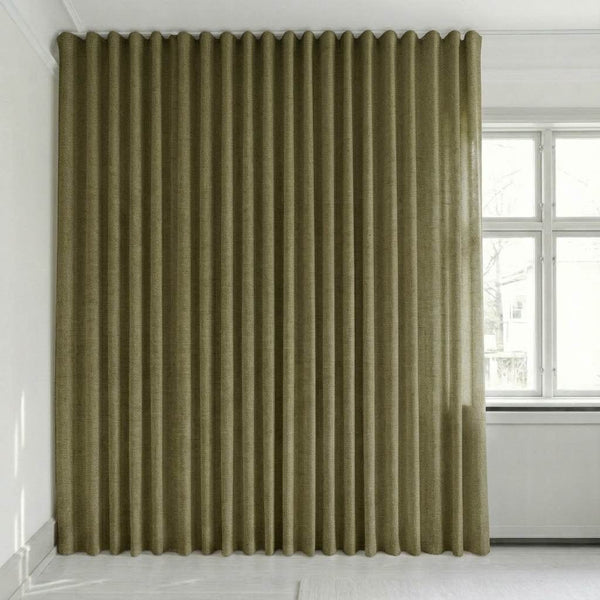 Halbtransparenter Vorhang nach Maß – Disa - Forest Green - C2422