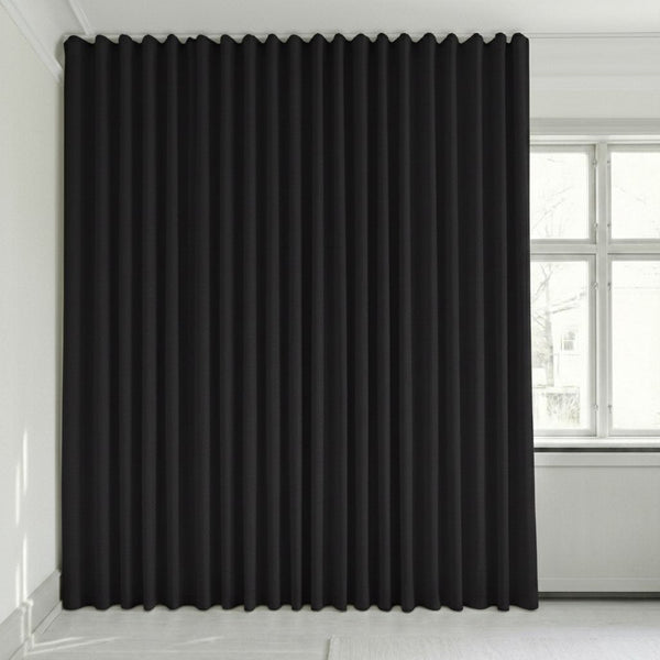 Verdunkelungsvorhang nach Maß – Veera - Jet Black - C3111