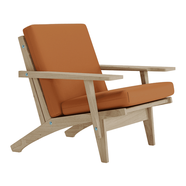 Kissenset für Wegner GE 370 aus Leder - Cognac - S3000