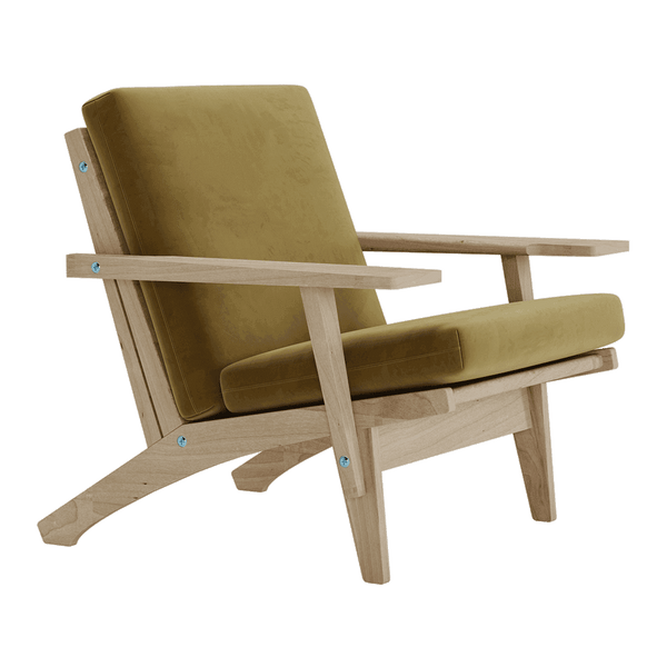 Kissenset für Wegner GE 370 in Velours - Bronze - S6010.